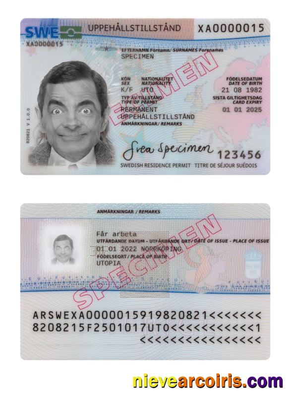 Sweden residence permit 2022-present